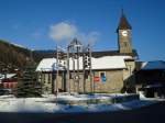 (143'404) - Die Kirche von Morgins am 22.