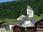 (146'255) - Die Kirche in Blatten im L�tschental am 5. August 2013