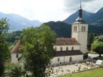 (146'514) - Die Kirche von Gruy�res am 26.