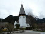 (234'824) - Die Kirche Saanen am 24.