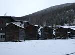 (259'746) - Walliser Stadel am 27. Februar 2024 in Saas-Grund