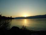 (140'843) - Abendstimmung am Neuenburgersee am 24.