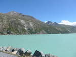 (209'027) - Der Mattmark Stausee am 18.
