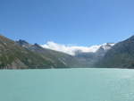 (209'033) - Der Mattmark Stausee am 18.