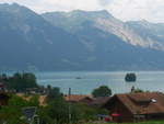 (219'289) - Iseltwald mit Dampfschiff L�tschberg und Schn�ggeninseli am 1.