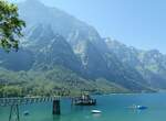 (238'243) - Der Kl�ntalersee mit Steg am 17.