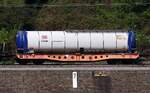 CH-WASCO 33 85 4574 302-7 Gattung Sgmmnss beladen mit DB Cargo Tanktainer.