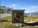 (147'043) - Grenzstein Bern-Wallis am 2.
