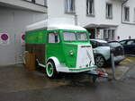 (261'569) - Foodtruck Livro als Citro�n-Anh�nger am 19. April 2024 beim Bahnhof Liestal 