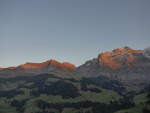 (185'864) - Abendrot an der Bonderspitze und am Lohner am 15.