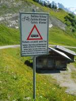 (134'797) - Gefahrenschild Radfahrer vs.