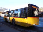 (257'940) - Mock+Weber, St. Pelagiberg - TG 203'882/PID 5565 - Solaris (ex PostAuto Ostschweiz; ex PostAuto Graubnden; ex PostAuto Ostscheiz; ex Postautobetriebe Unteres Toggenburg, Ltisburg) am 25. Dezember 2023 beim Bahnhof Gstaad