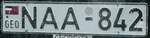 (242'138) - Autonummer aus Georgien - NAA-842 - am 5.