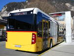 (269'917) - Voegtlin-Meyer, Brugg - Nr. 151/AG 338'545/PID 12'018 - eMercedes am 16. Dezember 2024 beim Bahnhof Interlaken Est (Einsatz PostAuto)