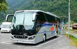 (279'231) - Aus Oesterreich: Sabtours, Wels - L SAB 12 - Setra am 19. August 2025 beim Bahnhof Interlaken Ost