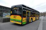 (285'894) - PostAuto Bern - BE 610'544/PID 12'275 - eSolaris am 4. April 2026 beim Bahnhof Interlaken Ost