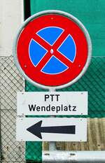 (279'492) - PTT Wendeplatz am 28. August 2025 in Lauterbrunnen, Parkhaus