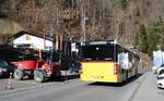 (285'212) - PostAuto Bern - BE 827'645/PID 11'426 - Mercedes am 6. M�rz 2026 beim Bahnhof Lauterbrunnen