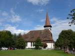 (154'420) - Die Kirche Spiez am 24.