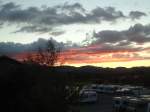 (141'399) - Abendrot in Steffisburg am 26.