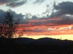 (141'400) - Abendrot in Steffisburg am 26.