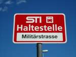 (128'200) - STI-Haltestelle - Thun, Milit�rstrasse - am 1.