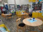 (138'596) - 5 Jahre BrockiShop Thun: Die Kaffeeecke in der B�cherabteilung am 1.
