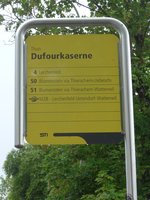 (171'918) - STI-Haltestelle - Thun, Dufourkaserne - am 19.