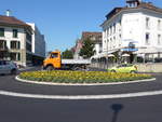 (183'510) - Kreisel mit Sonnenblumen am 14.