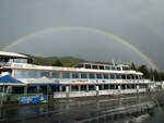 (240'216) - Motorschiff Berner Oberland am 24. September 2022 an der Schiffl�ndte Thun