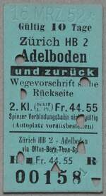 (283'378) - AFA-Einzelbillet vom 16.