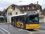 (269'606) - PostAuto Bern - Nr. 218/BE 843'218/PID 10'675 - Heuliez am 3. Dezember 2024 beim Bahnhof Worb Dorf