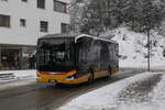 PostAuto Graubnden - GR 187'349/PID 12'105 - eMAN am 11. Januar 2025 in Flims (Aufnahme: Martin Beyer)