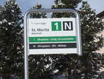 (188'105) - engadin mobil-Haltestelle - St.