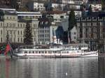 (167'933) - Dampfschiff Wilhelm Tell am 25.