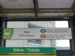(164'828) - transN-Haltestelle - Marin-�pagnier, Gare - am 15.