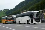 (280'048) - Aus Slowenien: ??? - LJ 80-FLR - Scania/Higer am 8. September 2025 in Giswil, OWI-Land