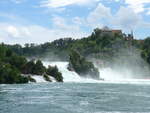 (193'971) - Der Rheinfall und Schloss Laufen am 10.