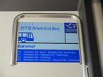 (180'252) - RTB-Haltestelle - Altst�tten, Bahnhof - am 21.