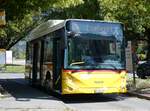 (266'240) - Gessinger, Bad Ragaz - GR 185'403/PID 11'900 - eHeuliez-Iveco am 27. August 2024 beim Bahnhof Bad Ragaz