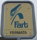 (188'846) - Fart-Haltestellenschild am 17.