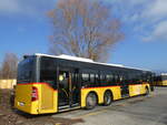 (272'067) - CarPostal Ouest - VD 617'055/PID 5220 - Mercedes (ex PostAuto Ostschweiz; ex PostAuto Ostschweiz Nr. 8) am 15. Februar 2025 in Yverdon, Garage