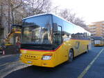 (269'478) - PostAuto Wallis - VS 403'661/PID 5621 - Setra am 29. November 2024 in Brig, Garage