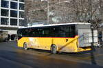 (284'166) - PostAuto Wallis - VS 34'202/PID 11'848 - Iveco (ex Zerzuben, Visp-Eyholz Nr 60) am 15. Januar 2026 beim Bahnhof Brig