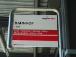 (141'826) - RegionAlps-Haltestelle - Leuk, Bahnhof - am 23.