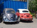 (195'041) - Zwei VW-K�fer am 22.