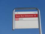 (158'078) - BUS-S�dunois-Haltestelle - Sion, Gare - am 1.