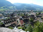 (238'265) - Die Altstadt von Sargans am 17.