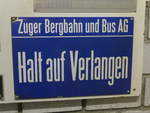 (205'247) - ZVB-Haltestelle - Halt auf Verlangen - am 18.