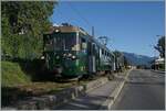 Autour de la voie ferrée / Rund um die eiserne Bahn (Herbstevent 2024) - Dieses Jahr zu Gast bei der Blonay-Chamby Bahn: der wunderschön hergerichtet GFM (Historique) BDe 4/4 141 in